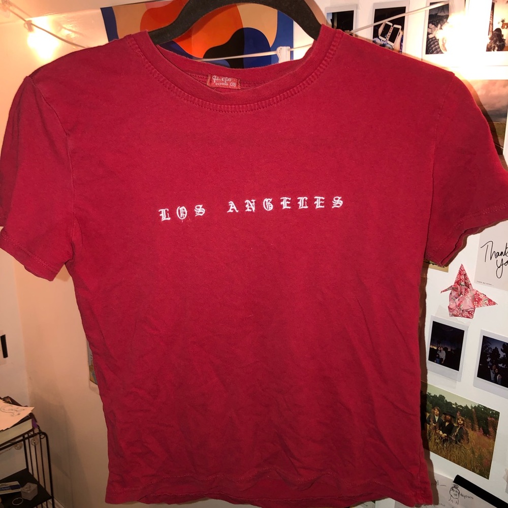 Los Angeles Crop Top from Pacsun